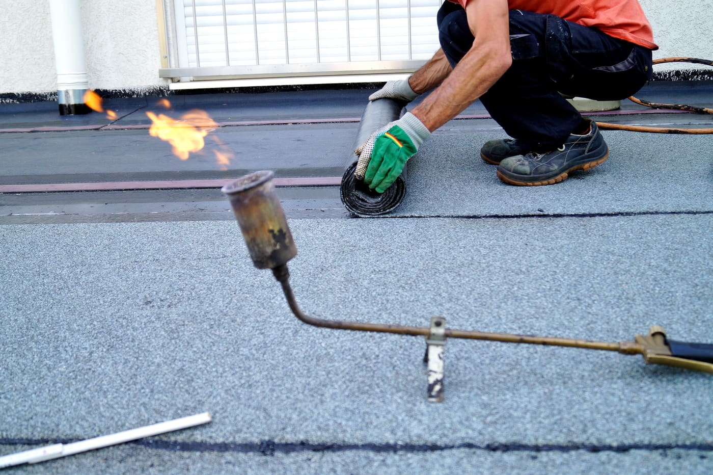 Flat roof