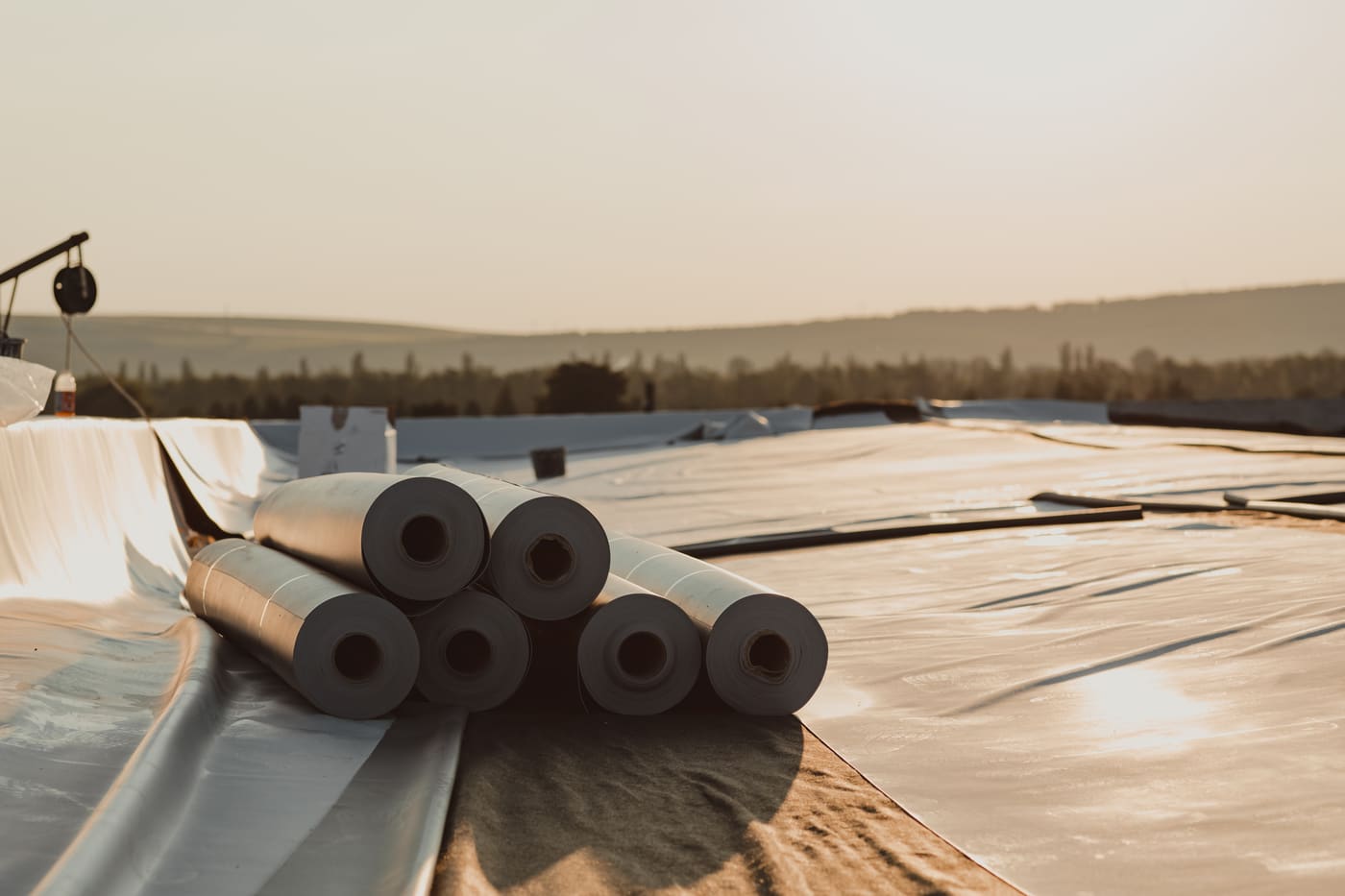 Rubber roof